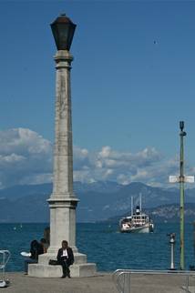 An der Pier von Peschiera...