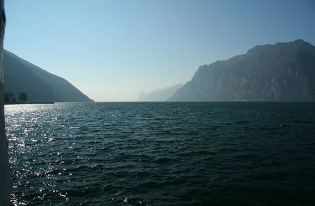 Blick gen Süden von Arco